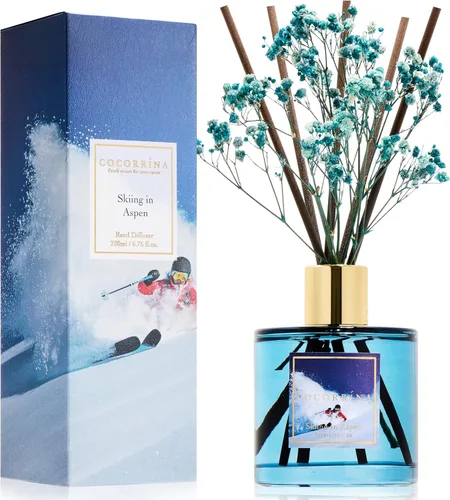 Miniatura 53 de Cocorrína Juego de difusor de varillas - Difusor perfumado de rosa satinada con varillas para el hogar, difusor de varillas para decoración