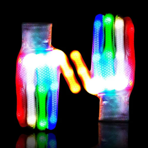 GLEDLOVES Guantes LED, juguetes divertidos para adolescentes, niños y niñas de 12 a 16 años con 6 modos de flash, regalos para niños de 12, 13, 14,