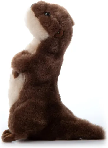 Miniatura 3 de Animal de peluche de nutria de río de The Petting Zoo de pie, regalos para niños, animales salvajes del zoológico, juguete de peluche de nutria