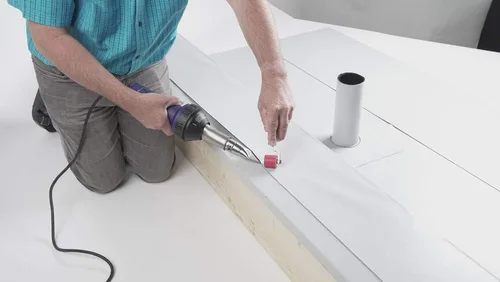 Miniatura 3 de WELDY HT1600D Control Digital Antorcha Caliente Antorcha Pistola de calor TPO PVC PE CPE ECB EPDM Soldador en caliente Soldador de plástico de mano