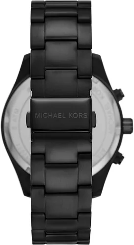 Miniatura 3 de Michael Kors Reloj de acero inoxidable Layton, Negro, Reloj de cuarzo