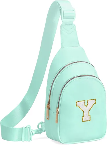 Miniatura 117 de Regalos de cumpleaños Viverte para niñas de 7, 8, 9, 10, 11, 12, 13 años, pequeño bolso cruzado de hombro con inicial, bolso cruzado de hombro
