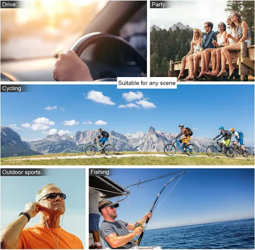 Miniatura 6 de YIMI Gafas de sol deportivas polarizadas fotocromáticas para hombre, mujer, ciclismo, pesca, conducción, protección UV400, lentes antirreflejos