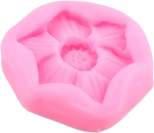 Miniatura 9 de ZiXiang Molde de silicona de flores de orquídea, molde de fondant de plumeria, moldes de hibisco, moldes de chocolate para decoración de pasteles