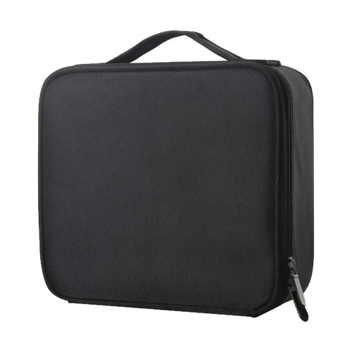 Miniatura 11 de Estuche de viaje para maquillaje, organizador de cosméticos, bolsa de almacenamiento portátil para artistas, con divisores ajustables