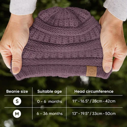 Miniatura 50 de KeaBabies 3-Pack Baby Beanies for Boys, Girls - Stretchy Knit Baby Hats, Cute Newborn
