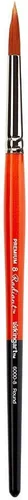 Miniatura 15 de KINGART Premium Radiant 6000-0 Round Series - Cepillo para artista, pelo sintético Taklon, mango corto, para pintura acrílica, óleo y acuarela