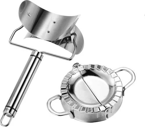 Miniatura 5 de 4 piezas de acero inoxidable para hacer albóndigas para envolver moldes para masa, ravioles, cortador de prensa para la cocina del hogar Conjunto 6