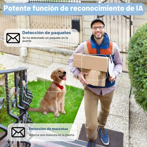 Miniatura 4 de Cámara de seguridad oneware con cable, cámaras inalámbricas 2.4G/5G para interior y exterior para seguridad del hogar con sensor de movimiento