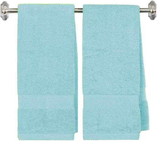 Miniatura 37 de BY LORA Juego de toallas de mano de algodón de rizo bordadas personalizadas, toallas de baño con monograma personalizadas, ultrasuaves