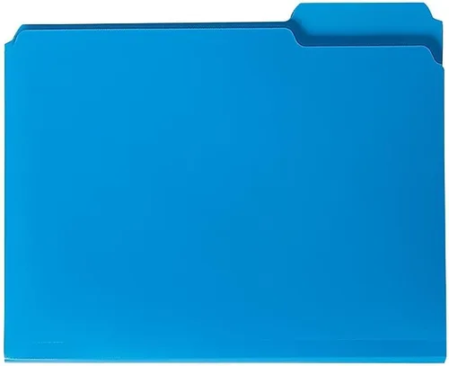 Miniatura 3 de Smead - Carpeta archivadora de poliéster, lengüeta cortada 1/3, tamaño carta, azul, 24 por caja (10503)