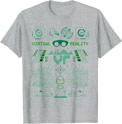 Miniatura 35 de Camiseta de realidad virtual VR Retro Gamers, Negro, S