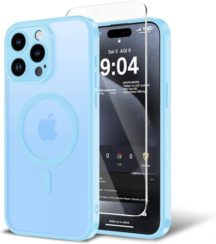 Miniatura 61 de Funda para iPhone 11 con protector de pantalla, compatible con MagSafe, ultra delgada, translúcida, mate, a prueba de golpes, color negro