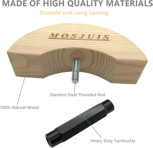 Miniatura 5 de MOSJUIS Hat Stretcher Adjustable to All Hats Size Heavy Duty Hat Stretchers for Fitted Men Cowboy Fedora Baseball Caps