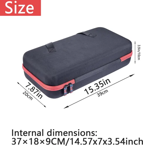 Miniatura 2 de khanka Funda de repuesto rígida para sierra recíproca inalámbrica Milwaukee M18 FUEL Hackzall 2719-20, solo funda