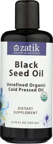 Miniatura 4 de Zatik Naturals - Aceite de semilla de comino negro, prensado en frío, certificado por USDA, vegano, sin gluten, sin OMG, 6.76 fl oz, 6.8 fl oz