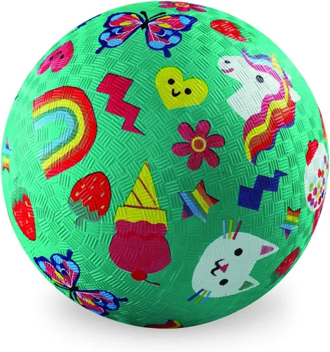 Miniatura 37 de Crocodile Creek Pelota de Patio de Juegos – Pelota de goma duradera para niños de 3 años en adelante – Pelota inflable que rebota para kickball, Pez