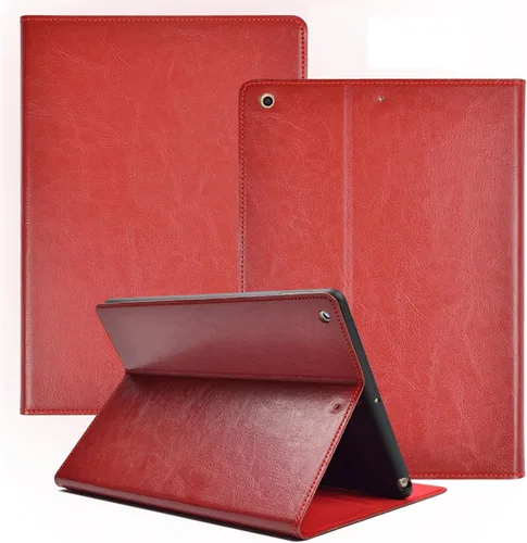 Miniatura 18 de Funda para iPad de 10.2 pulgadas, 9ª/8ª/7ª generación 2021/2020/2019, piel auténtica, función de encendido y apagado automático. Negro clásico