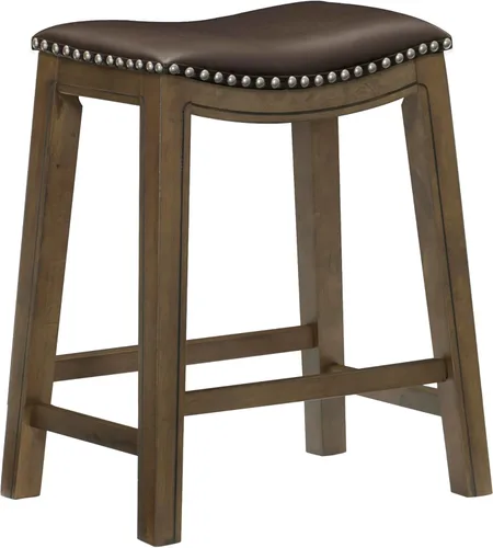 Miniatura 20 de Homelegance Ordway Taburete de Altura de Mostrador de Madera Maciza - Taburete de Cocina Saddle, Taburetes de Altura de Mostrador para Comedor, Negro
