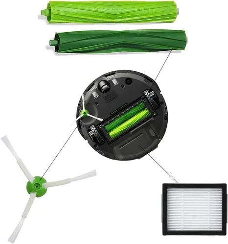 Miniatura 6 de Piezas de repuesto para iRobot Roomba i7 i7+ i8 i8+ i1 i2 i3 i3+ i4 i4+ i6 i6+ E5 E6 E7 j6 j7 j7+/Plus E, I y J Series Robot Aspirador, 1 juego