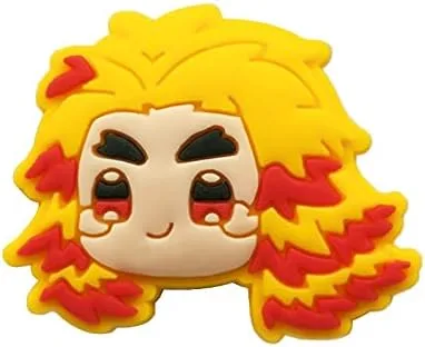 Miniatura 5 de 11 dijes para zapatos de anime Kimetsu no Yaiba Chibi, accesorios para zuecos de manga y zuecos de Demon Slayer Croc Charm para una variedad