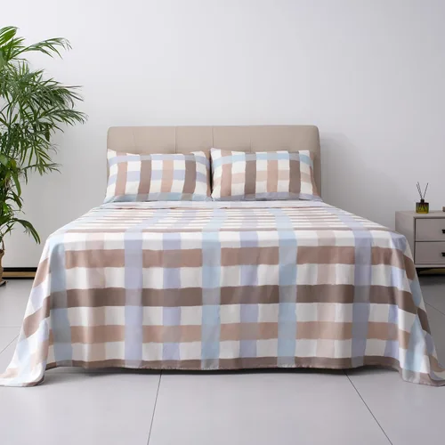 Miniatura 29 de Juego de sábanas de cama de 4 piezas - Tamaño completo - Juego de sábanas de cama de microfibra suave y duradera, bolsillo profundo, resistente a