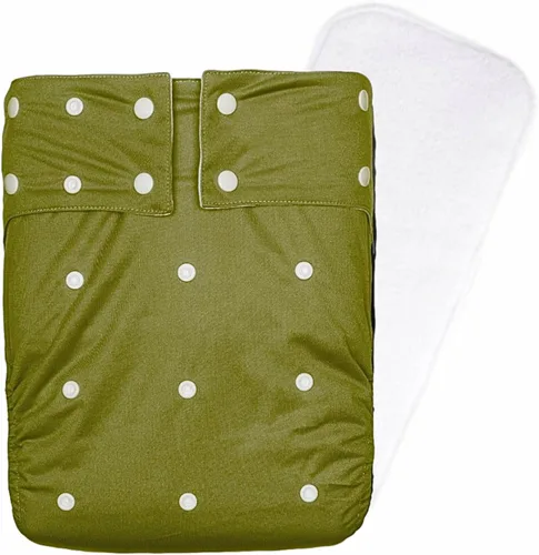 Kawaii - Pañal de tela reutilizable para adultos, ropa interior grande impermeable para incontinencia con inserto súper absorbente, protección a
