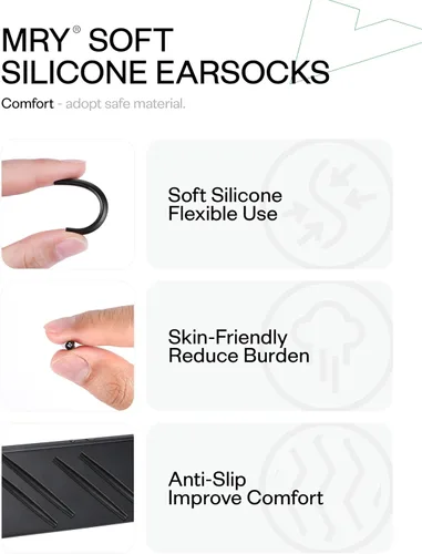 Miniatura 4 de Mryok Reemplazo Earsocks para gafas de sol Oakley Square Wire 2 (2014) - Opciones