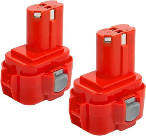 Exmate Paquete de 2 baterías Ni-MH de 9.6V 3500mAh para Makita 9100 9100A 9101 9102 9120 9122 192595-8 192321-5 192638-6 192404-1