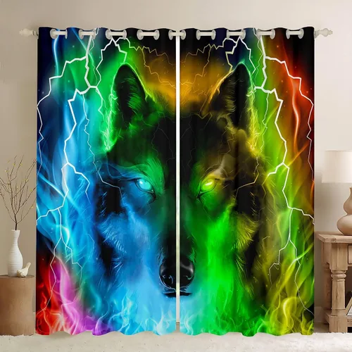 Miniatura 14 de Cortinas con teclas de piano, notas musicales, cortinas de ventana para niños, niñas, adolescentes, con patrón musical, cortinas de ventana