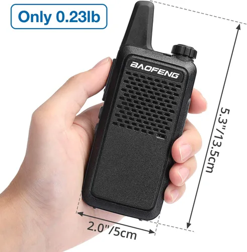 Miniatura 4 de BAOFENG GT-22 Walkie Talkies para adultos recargable, radios bidireccionales de largo alcance con batería de 1500 mAh, manos libres VOX portátiles