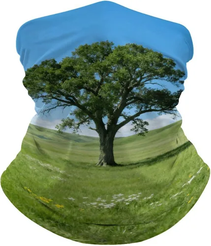 Polaina para el cuello UPF 50, protección solar Prairie Lone Tree, máscara facial que absorbe la humedad y se seca rápido, sin costuras, polaina de