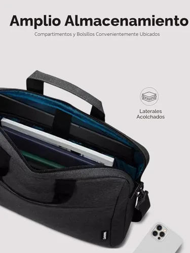 Miniatura 4 de Lenovo Bolsa para portátil T210, bolsa de hombro tipo mensajero para portátil o tableta, tela elegante, duradera y repelente al agua