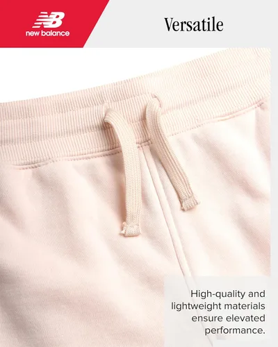 Miniatura 64 de New Balance Pantalones deportivos para niña, forro polar de mezcla de algodón suave con cordón y bolsillos (tallas 8-16)