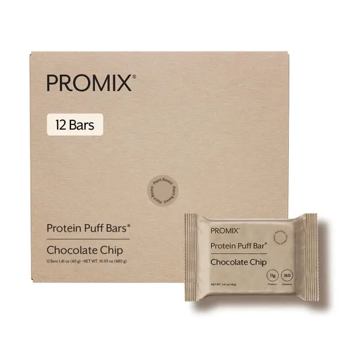 ProMix Nutrition Barras de mazapán de proteína vegana | Alto contenido en proteínas, bajo en calorías, golosina crujiente de malvavisco | Kosher,