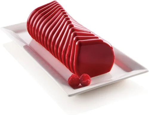 Miniatura 7 de Silikomart Molde de silicona Bacio (Kiss), molde flexible en forma de labios con tecnología 3D para postres horneados y congelados, fácil