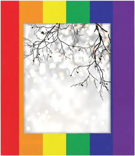 Miniatura 21 de Pardick Pride Rainbow - Marco de fotos gay LGBT de 4 x 6 pulgadas, marcos de fotos de madera para exhibir fotos de 4 x 6 pulgadas sin paspartú
