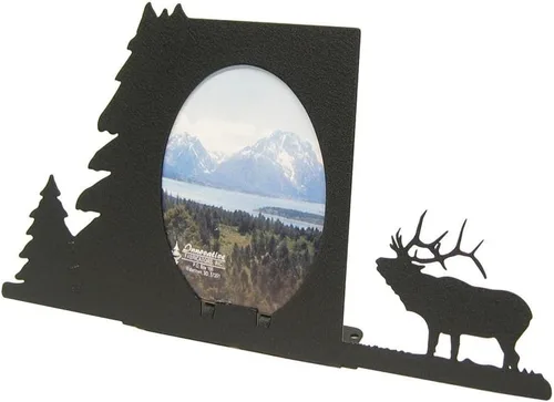 Miniatura 8 de Innovative Fabricators, Inc. Marco de fotos Wildlife, fabricado en Estados Unidos, osos y pinos, paisaje de 3.5 x 5 pulgadas