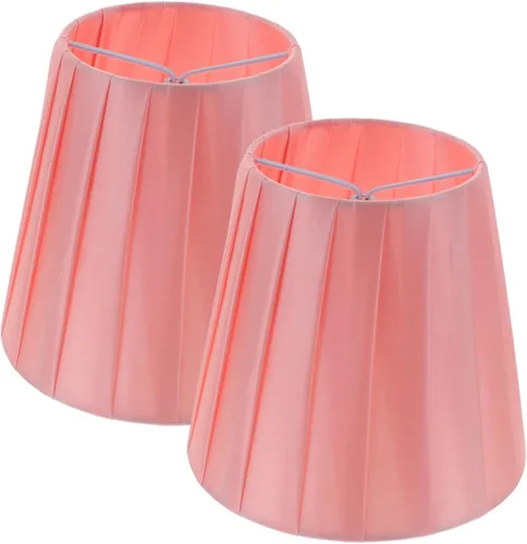 Miniatura 7 de SHERCHPRY 2 piezas de clip para lámpara de repuesto de tela plisada para lámparas de piso de mesa y mesita de noche, accesorio decorativo fácil