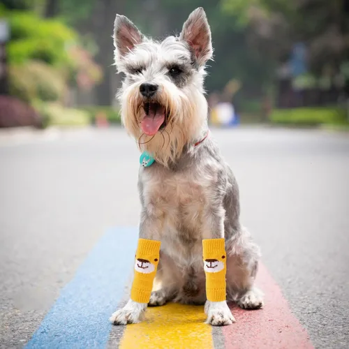 Miniatura 6 de Fundas elásticas de punto cálido, manga de codo para perro, protector de codo de mascota para perros y gatos pequeños, medianos