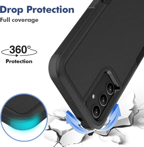 Miniatura 286 de Jeylly Compatible con Samsung Galaxy A22 5G Funda, Funda Samsung A22 5G con 2pcs protectores de pantalla de vidrio templado