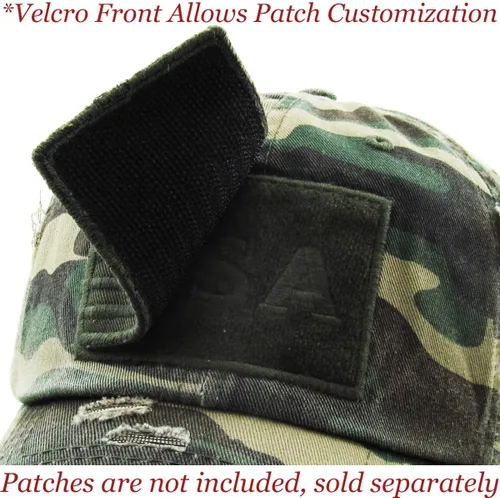 Miniatura 314 de KBETHOS Tactical Operator Collection USA Fishing Mesh Ballcap Flag Patch America Outdoors Trucker Baseball Cap