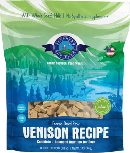 Miniatura 10 de Shepherd Boy Farms Alimento crudo liofilizado para perros, receta de cocodrilo, totalmente natural, sin sintéticos, fabricado en Estados Unidos