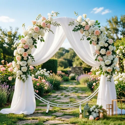 Miniatura 4 de LINXTAR Tela Blanca para Drapeado de Arco de Boda 1 Panel 30 pulgadas x 18 pies Cortina de Arco de Gasa Transparente para Pascua Despedida de Blanco