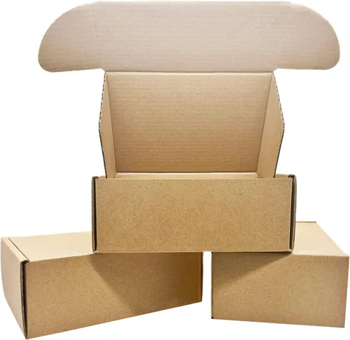Miniatura 9 de Cajas de envío pequeñas de 6 x 6 x 1 pulgadas, paquete de 50 cajas de envío de cartón corrugado, caja de correo móvil para negocios