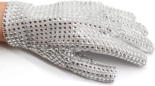 Miniatura 2 de Guantes de lentejuelas con diamantes de imitación para adultos, guantes de disfraz brillantes para fiestas, espectáculos, Halloween, Navidad