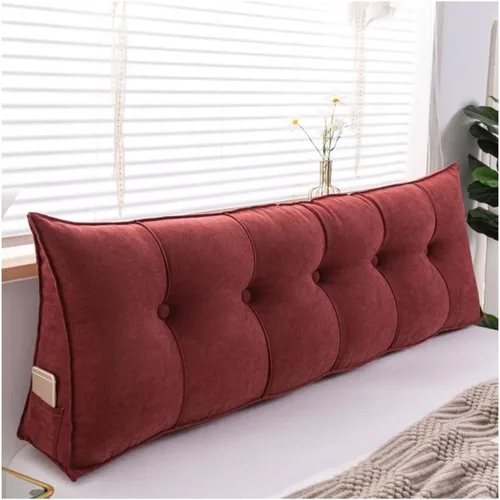 Miniatura 11 de Almohadas de cuña para cabecero + almohada de cuña para descansar y leer, cojín triangular súper suave, soporte de posicionamiento, almohadas largas