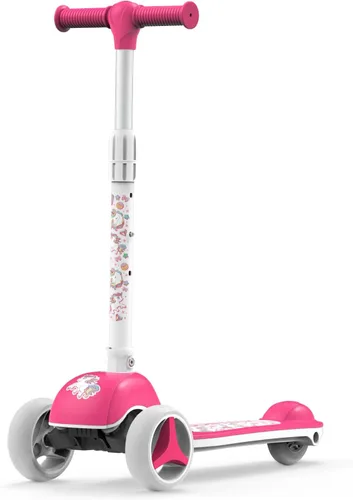 MOUNTALK Scooter para Niños de 1-12 Años, Scooter de 3 Ruedas para Niños Pequeños de 1-3/3-5/5-8/8-12 Años Niños y Niñas con Alturas Ajustables y