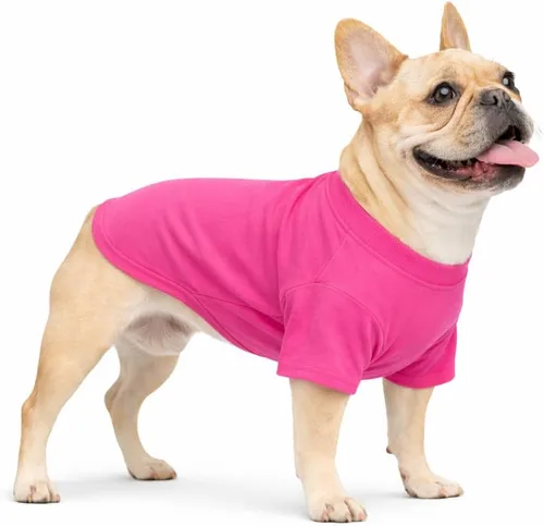 Miniatura 33 de Lovelonglong 2019 - Ropa para mascotas, Disfraces para Perro, Ropa Camisetas en blanco para Perros Grande Medianos Pequeños 100% Algodón 18