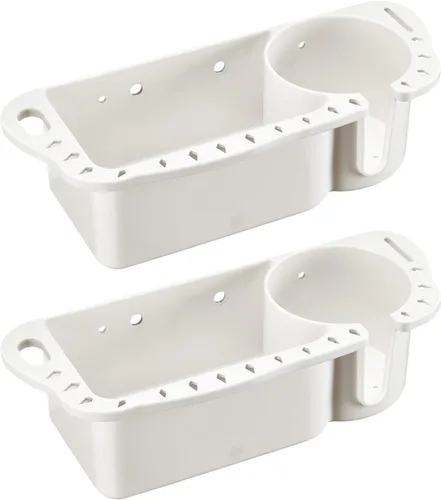 KEMIMOTO Portavasos de asiento de barco para Marine B100 B200, organizador de plástico ABS para barco con drenaje y agujeros de instalación White-2